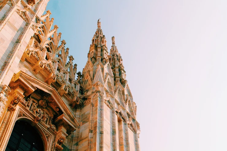 Gothic spires of the Duomo