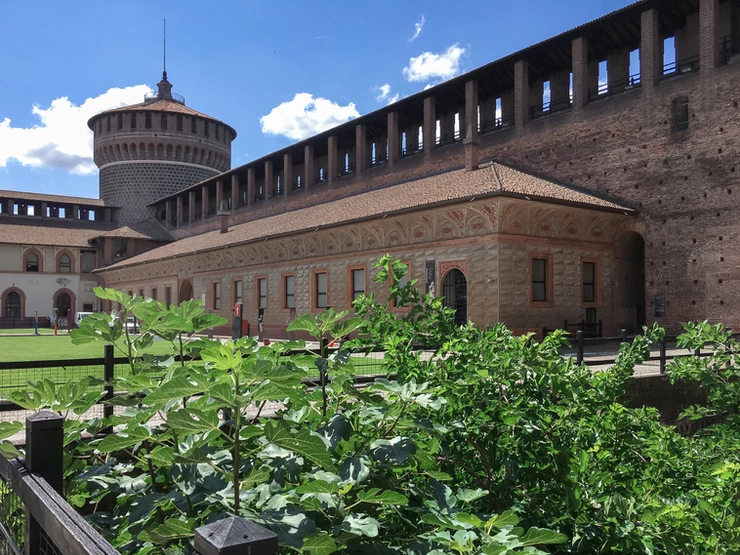 Castle Sforza, a beautiful Renaissance building