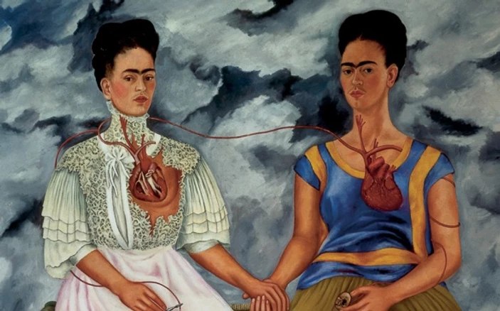 Frida Kahlo, The Two Fridas, 1939 -- at LACMA in Los Angeles