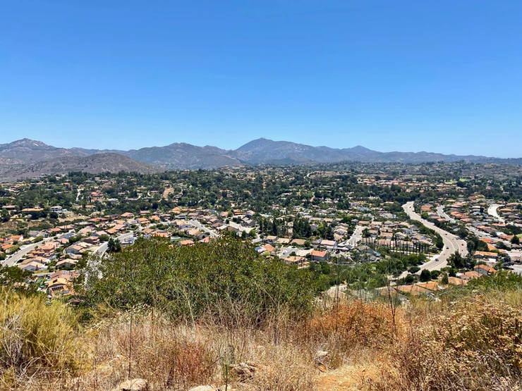 view from Mt. Soledad in La Jolla