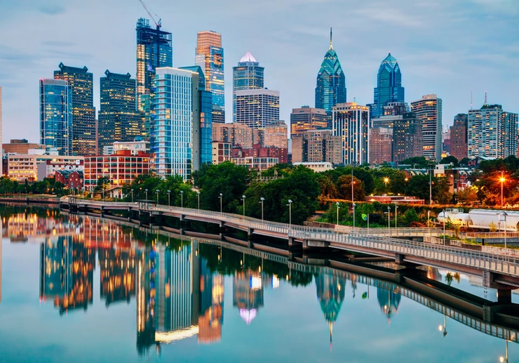 cityscape of Philadelphia
