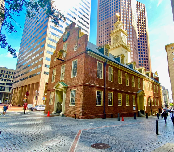 the Old State House on the Freedom Trail