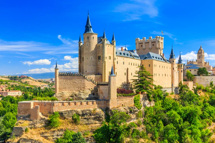 the Alcazar of Segovia 