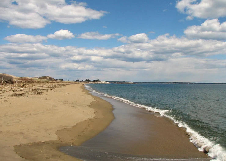 Mile Beach at Reid State Park in Maine