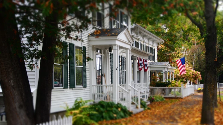 historic home in Woodstock Vermont