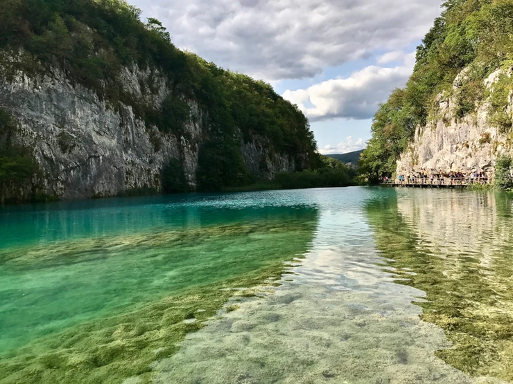 beautiful lake in Plitvice Lakes National Park
