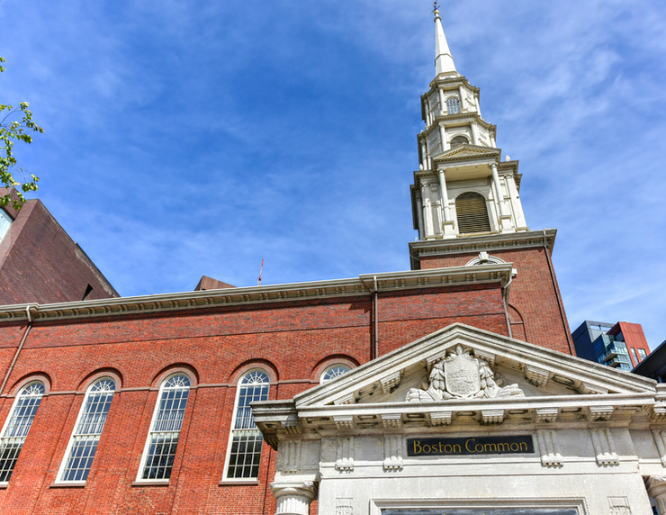 Park Street Church in Boston Massachusetts
