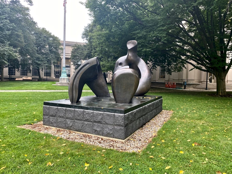 Henry Moore sculpture on MIT campus in Cambridge
