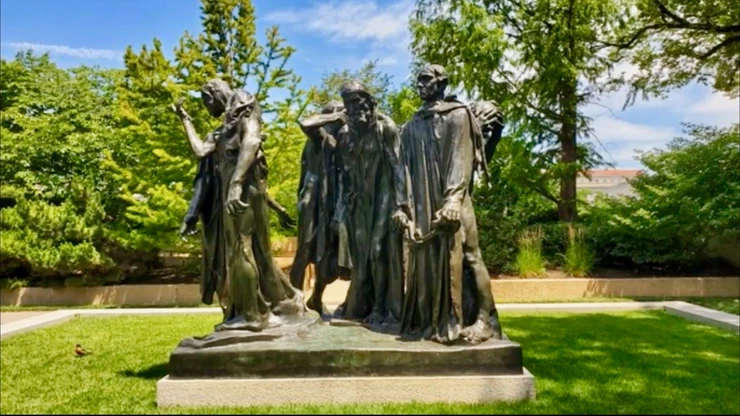 Auguste Rodin, Burghers on Calais, 1889
