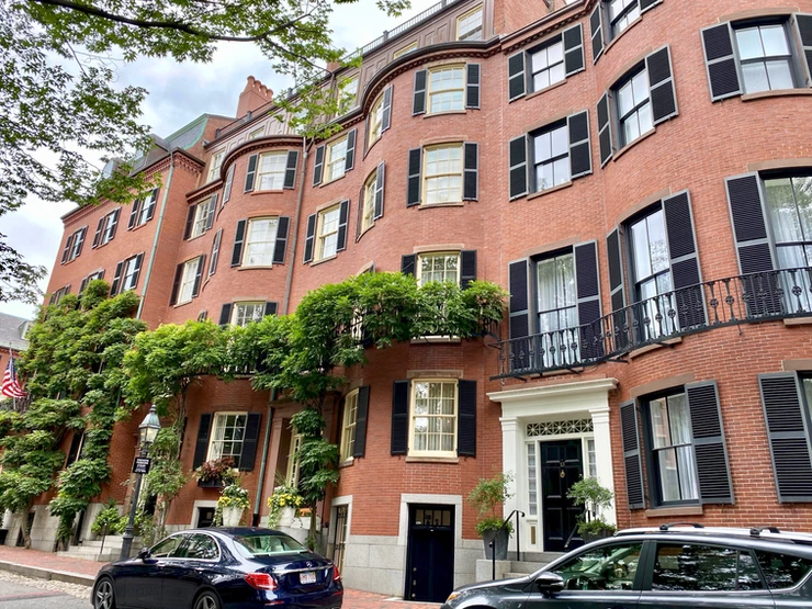 Federal style houses on Beacon Hill