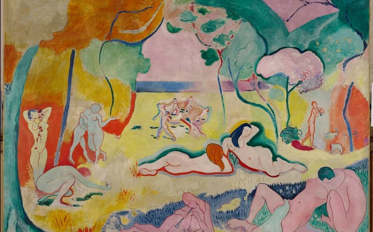 Henri Matisse, The Joy of Life, 1906 -- possibly the Barnes Foundation's most valuable painting