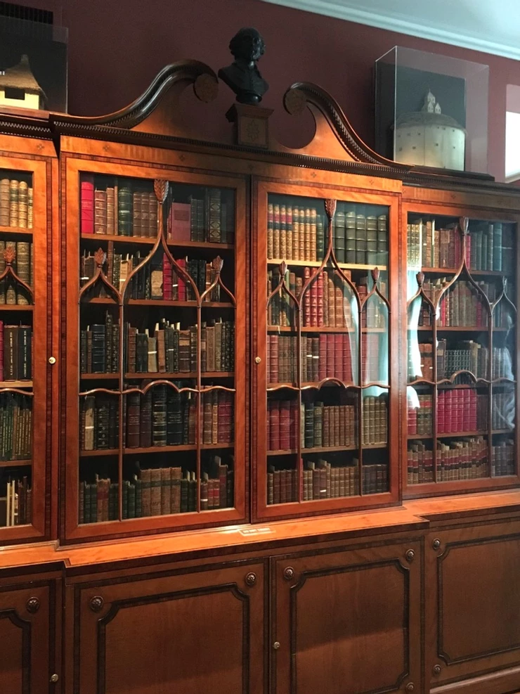 books in the Rosenbach Museum and Library