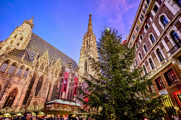 Stephansplatz Christmas market in Vienna