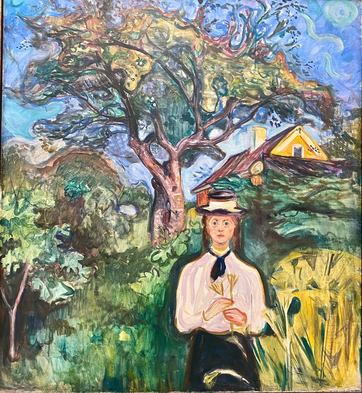 Edvard Munch, Girl Under Apple Tree, 1904