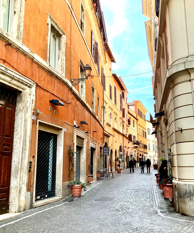 street in the historic center of Tivoli