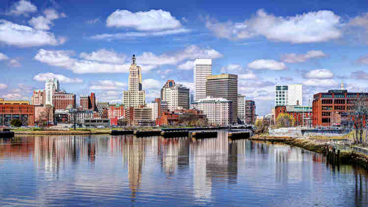 skyline of Providence Rhode Island