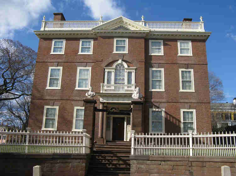 historic John Brown House on Benefit Street