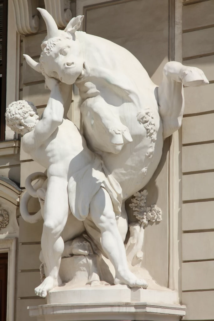 Hercules statue at Hofburg