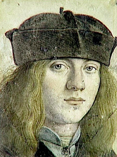 Leonardo drawing of Caprotti