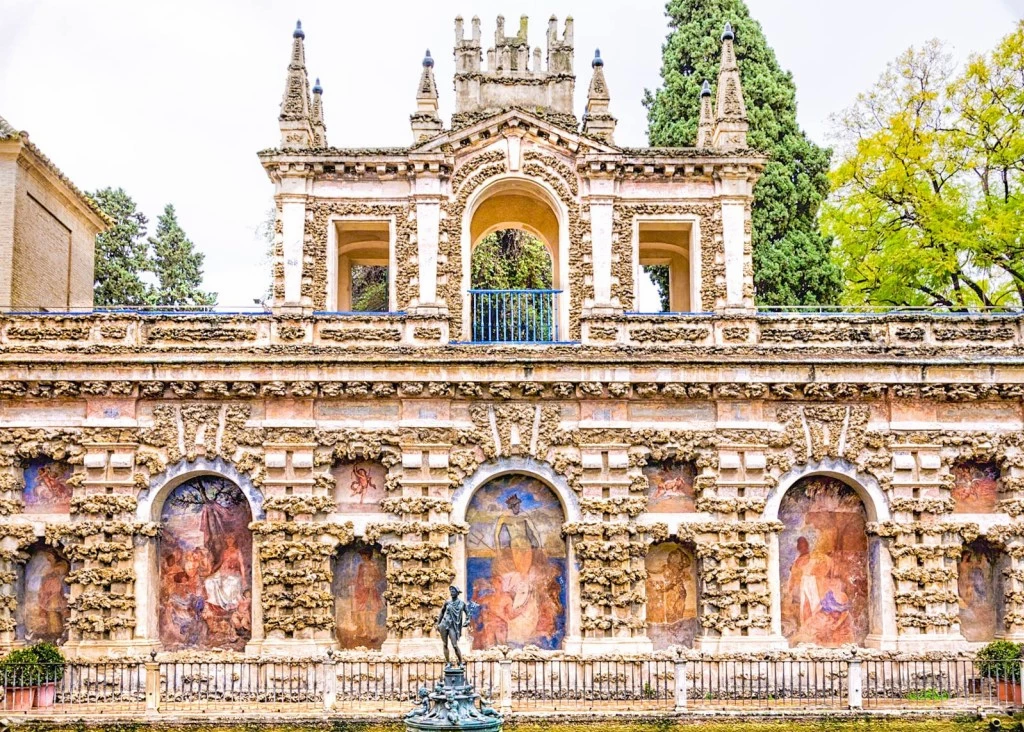 frescoed grotto