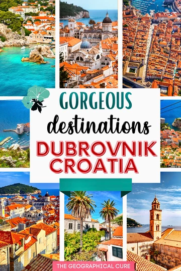 Pinterest pin for two days in Dubrovnik itinerary