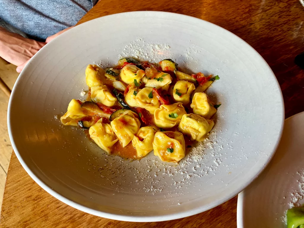 gnocchi with peas