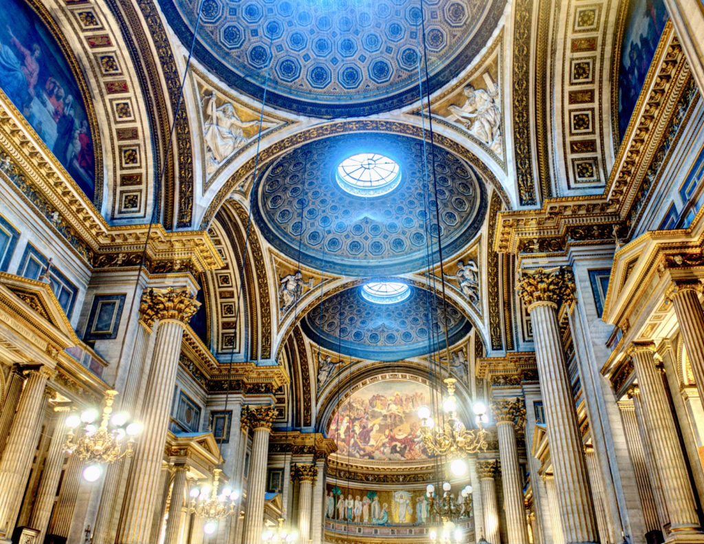 saucer domes in the Eglise Madeleine