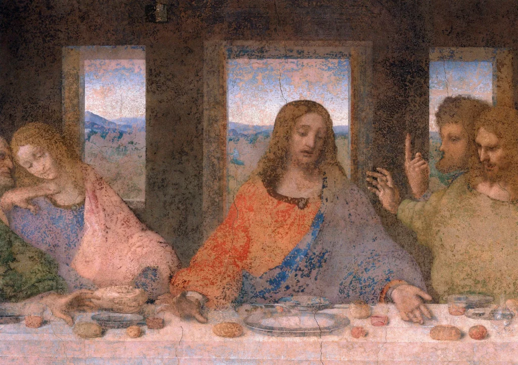 detail Leonardo Last Supper