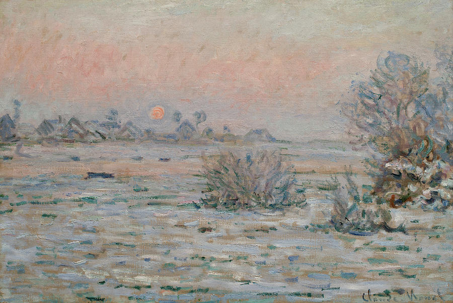 Monet, Winter Sun at Lavacourt