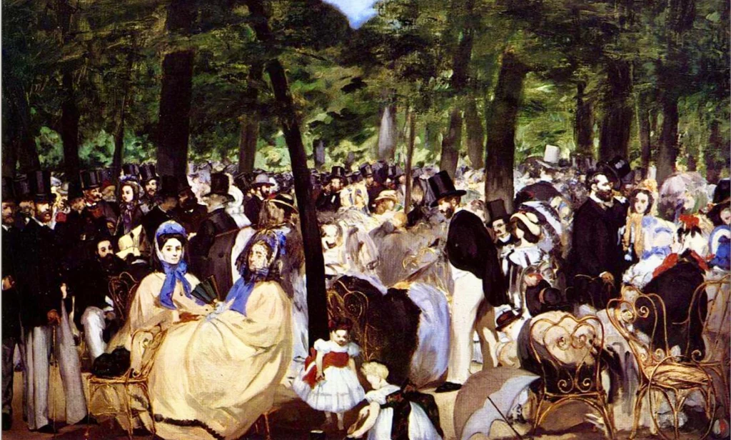 Manet, Music in the Tuileries