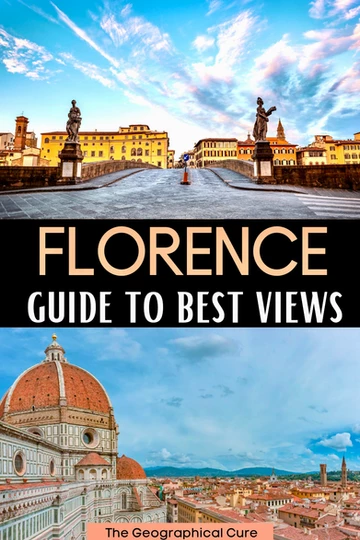 Pinterest pin for the best viewpoints in Florence
