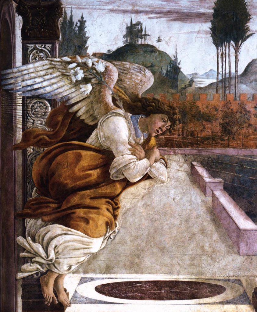 Annunciation Uffizi Gallery