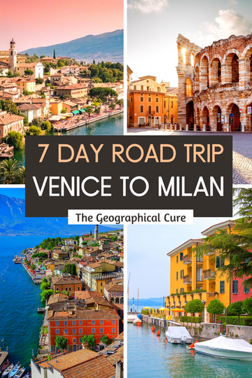 7 day itinerary from Venice to Milan