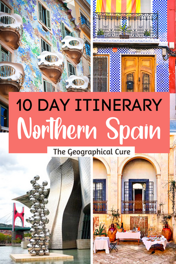 Pinterest pin for 10 days in northern Spain