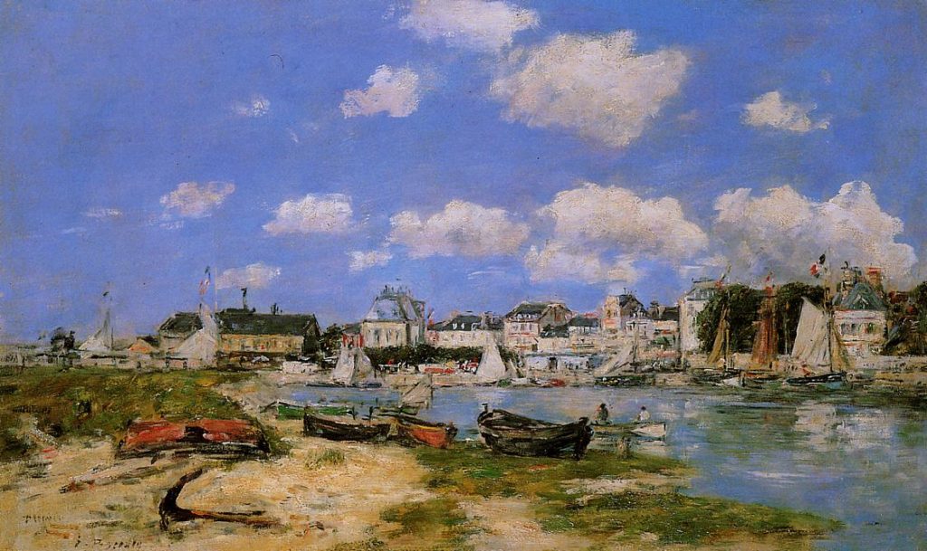 Boudin painting of Trouville