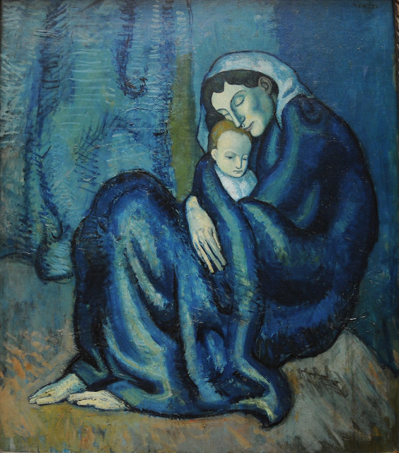 Picasso Blue Period painting