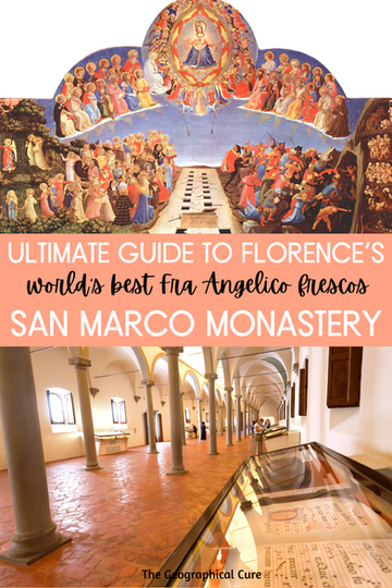 Pinterest pin for guide to San Marco Monastery