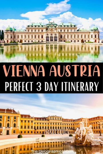 Pinterest pin for 3 days in Vienna itinerary