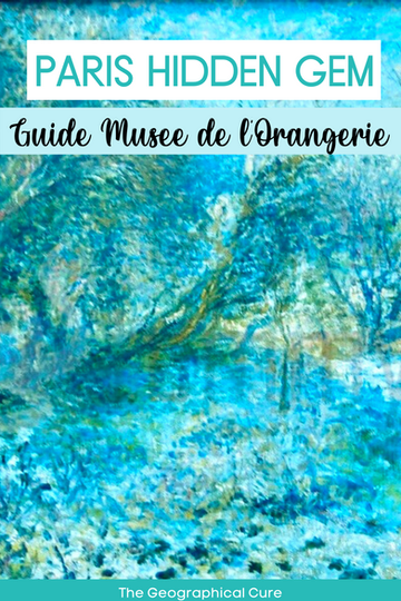 guide to the Orangerie Museum in Paris