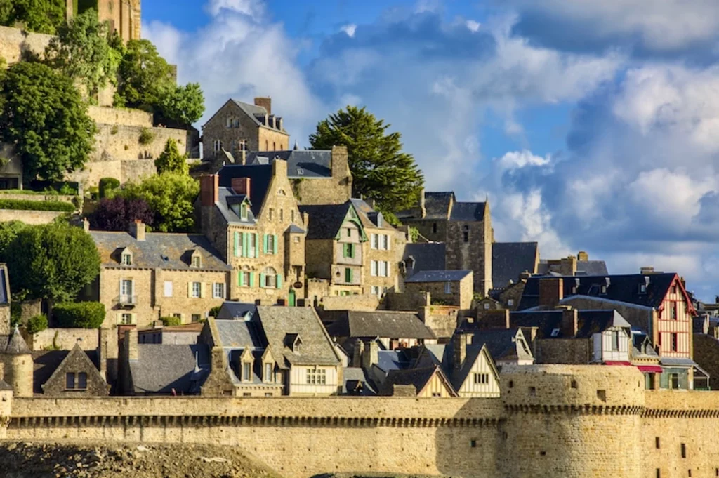 village of Mont Saint-Michel