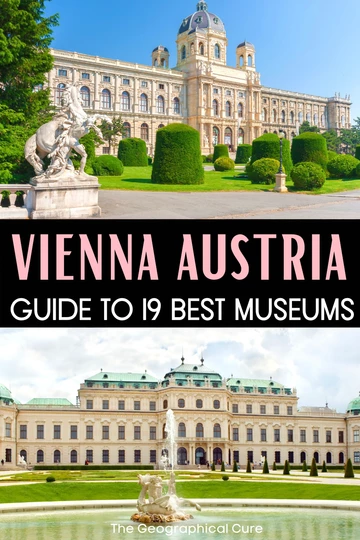 Pinterest pin for best art museums in Vienna