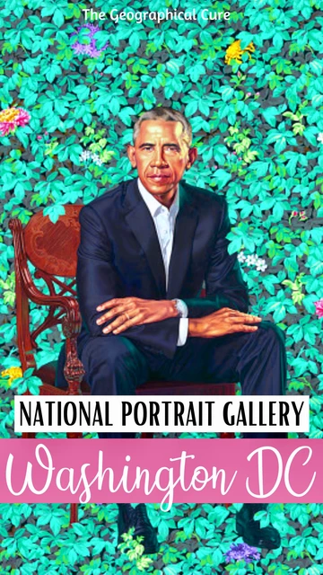 uPinteres pin for guide to visiting the National Portrait Gallery in Washington DC