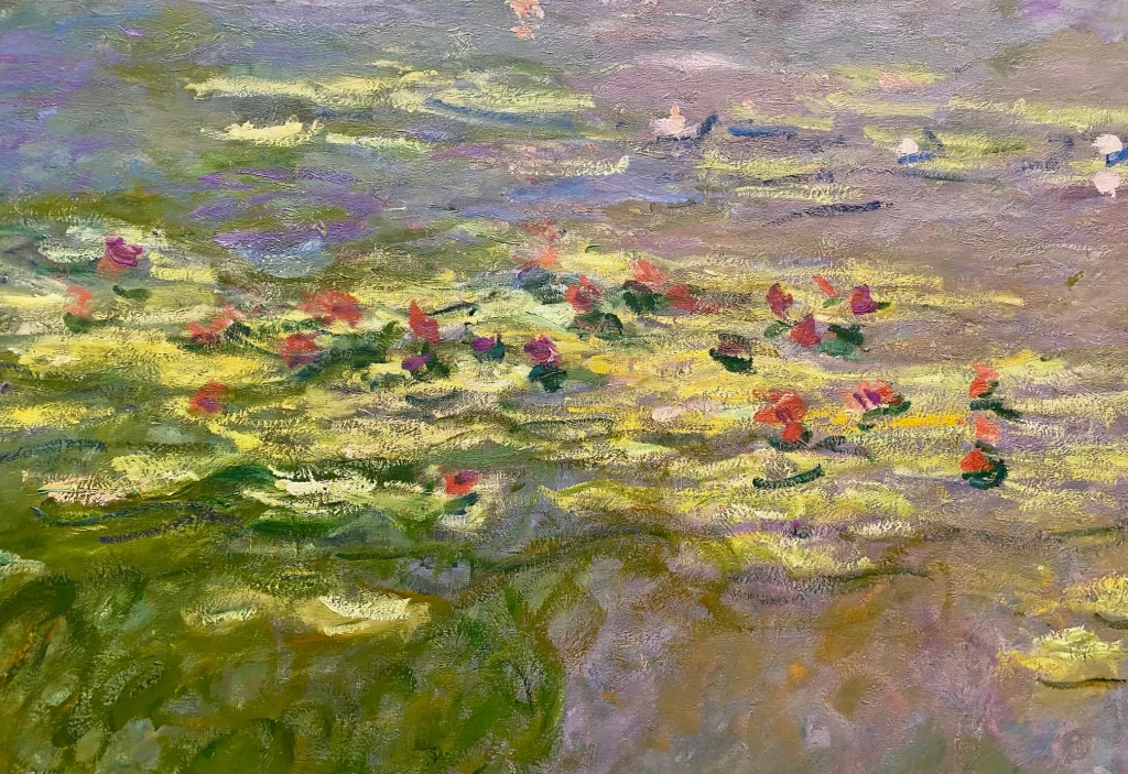 Monet water lily painting