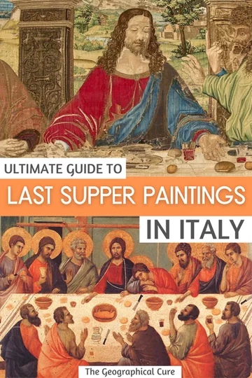 Pinterest pin for guide to The Las Supper paintings of Renaissance Italy