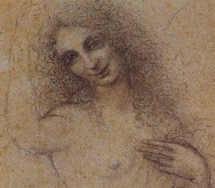 Leonardo drawing of Caprotti