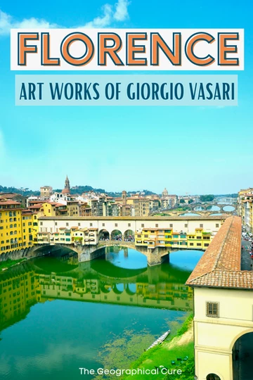 Pinterest pin for guide to the art works of Giorgio Vasari