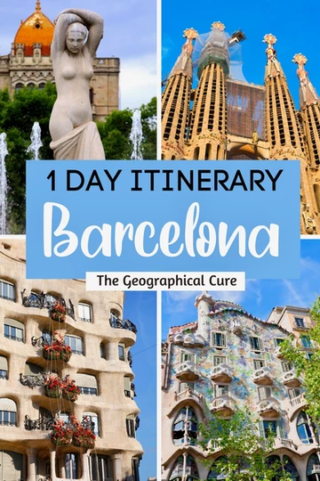 pin for one day in Barcelona itinerary