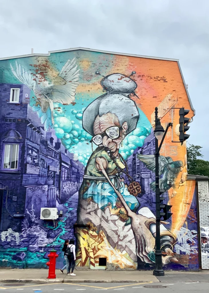 mural in MIle's End