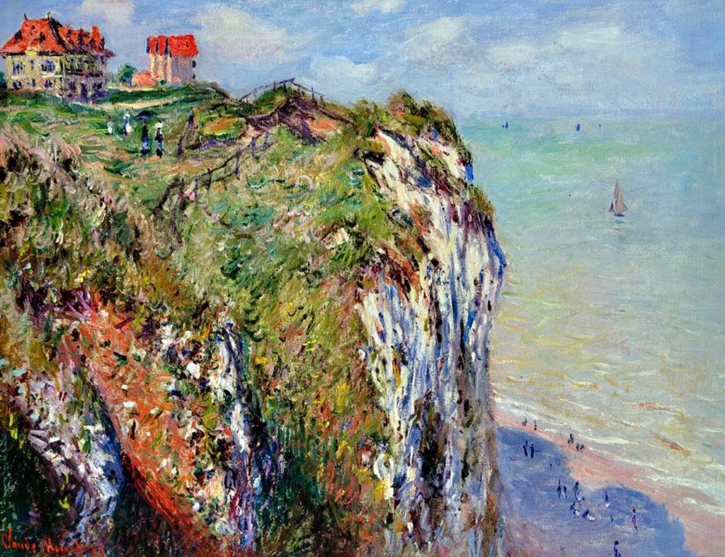 Monet, Cliffs at Dieppe, 1882