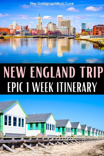 1 week road trip itinerary for New England